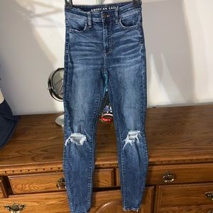American Eagle SUPER hi-rise jegging